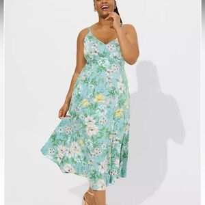 Torrid Tea Length Trapeze Dress Size 2